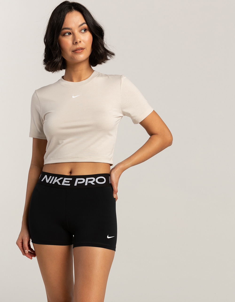 NIKE Pro Womens Compression Shorts - BLACK