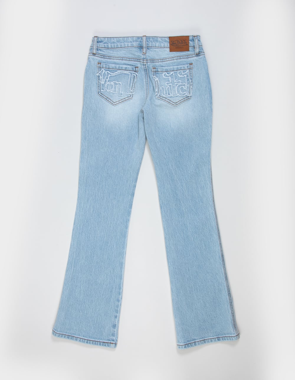 VON DUTCH Girls Flare Jeans - LIGHT WASH