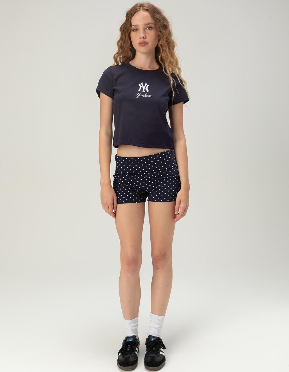 PRO STANDARD New York Yankees Womens Tee - NAVY