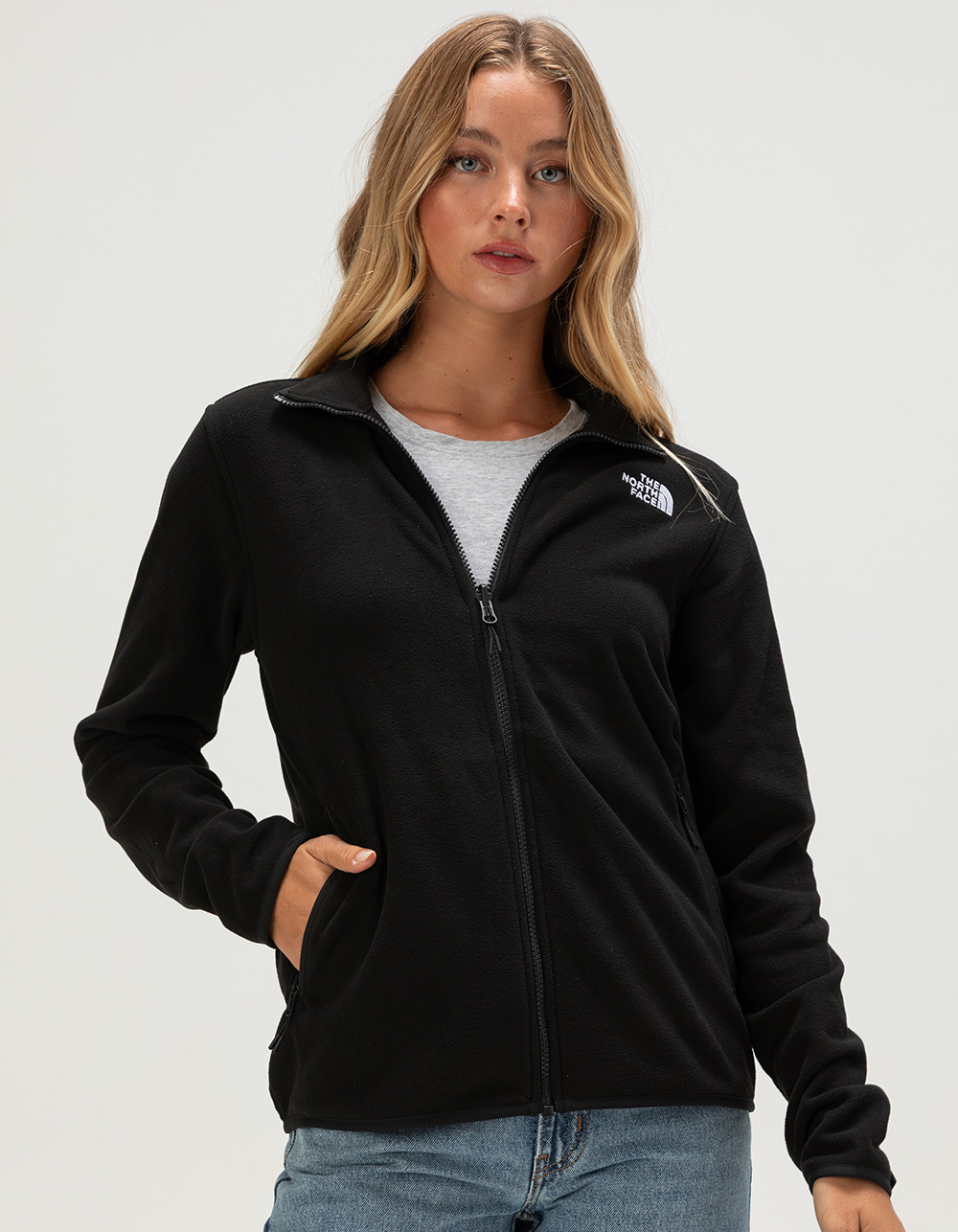 THE NORTH FACE Glacier Womens Fleece Jacket - BLACK