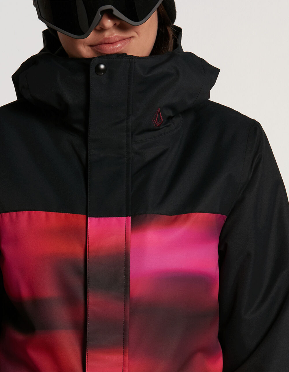 Bolt Insulated Womens Black & Pink Snow Jacket BLACK/PINK Tillys