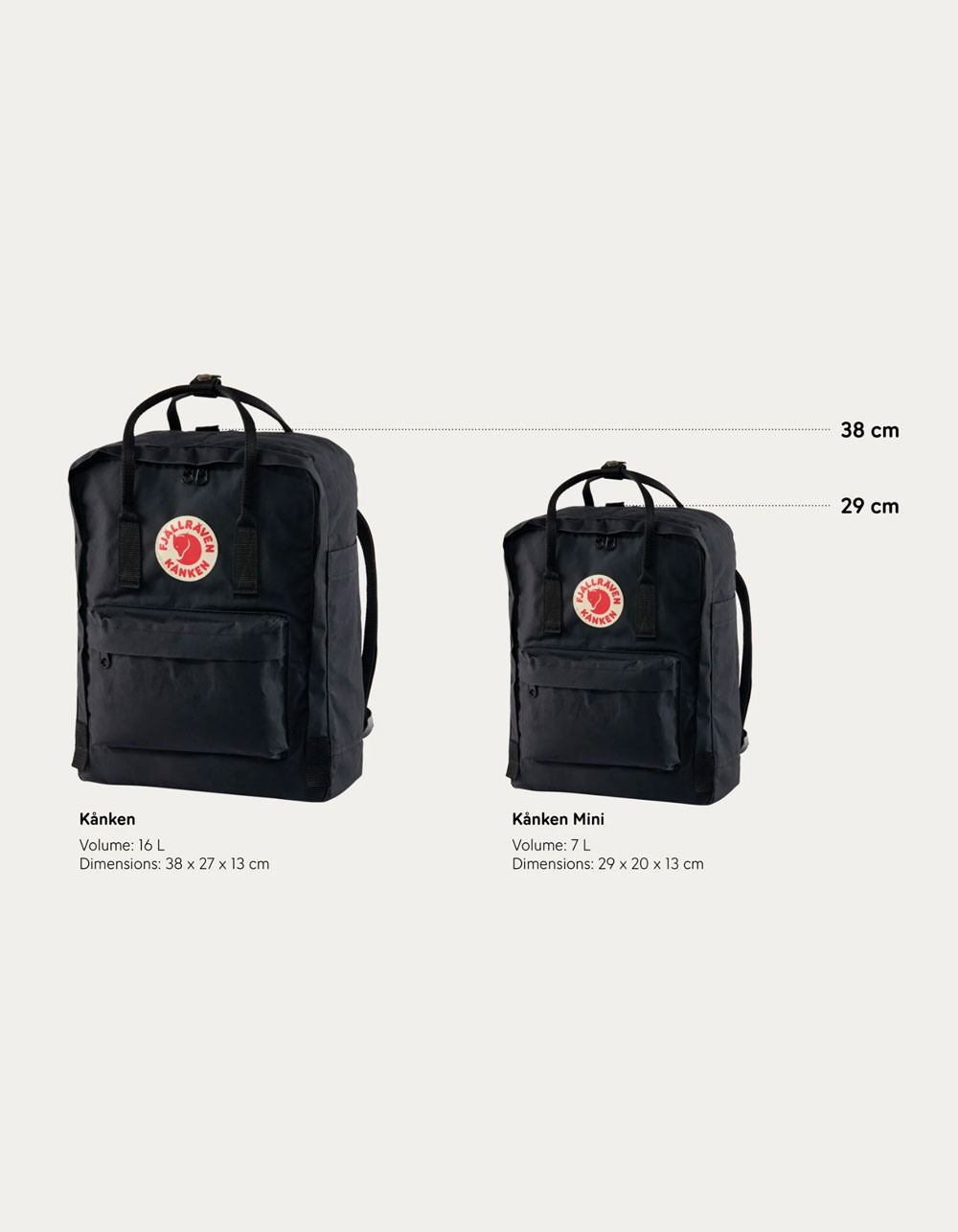 FJALLRAVEN Kånken Mini Backpack - LIGHT OAK
