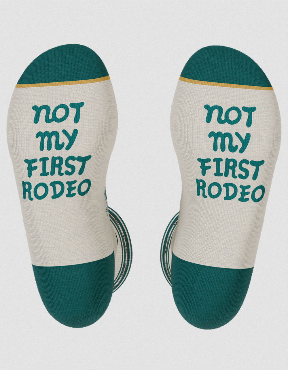 SHINESTY The 2nd Rodeo Crew Socks - GREEN COMBO