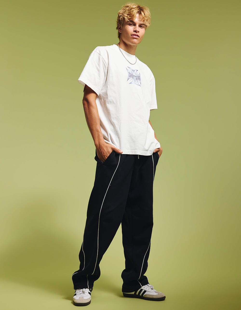 RSQ Mens Loose Sweatpants - BLACK