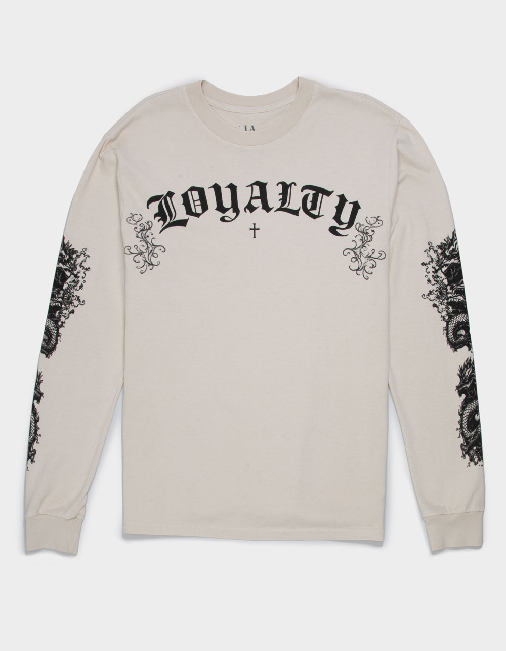 LA FAMILIA Loyalty Mens Long Sleeve Tee - OFF WHITE