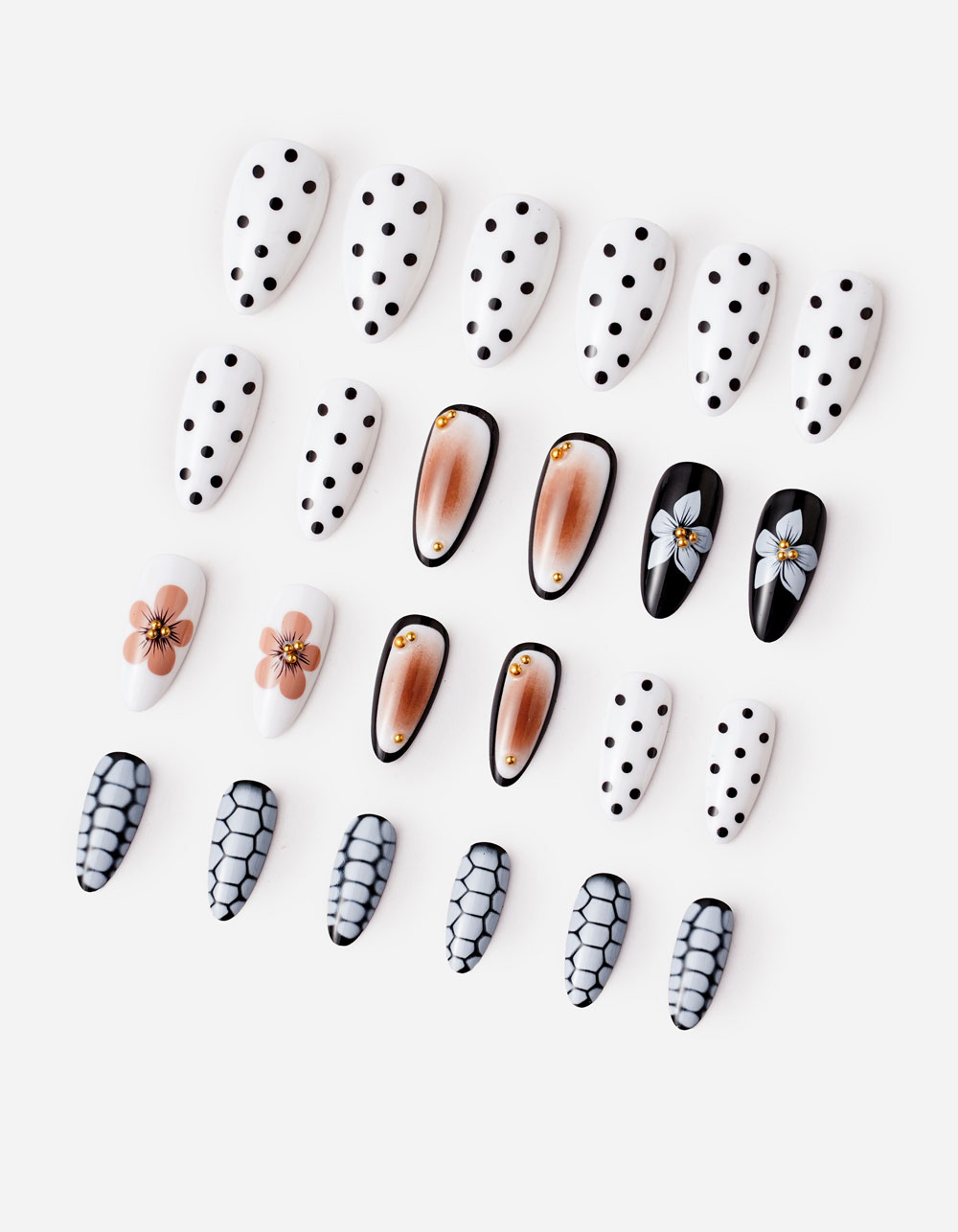 NEVER HAVE I EVER Late Autumn Press-On Nails - MULTI