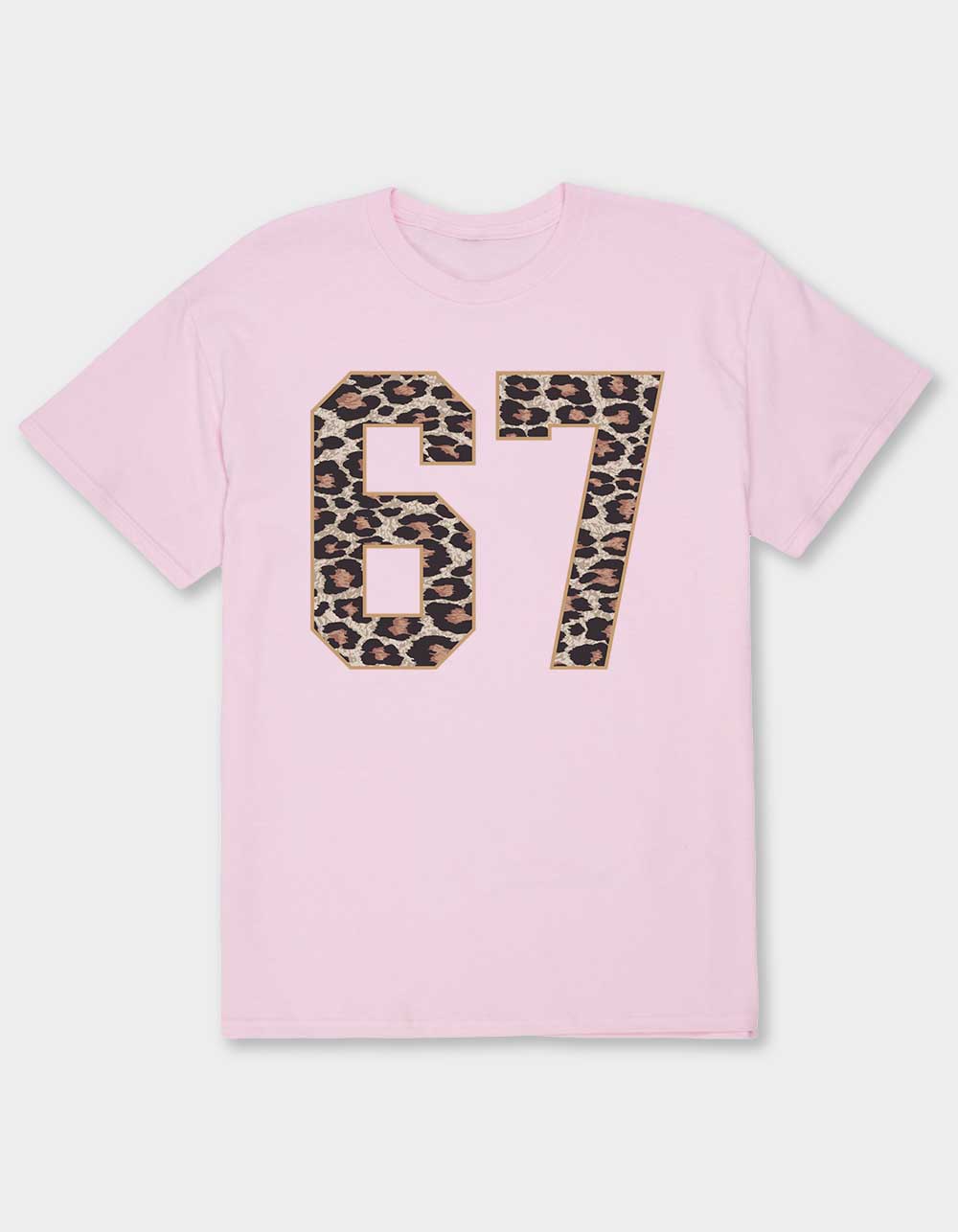 CHEETAH 67 Varsity Unisex Tee - LIGHT PINK