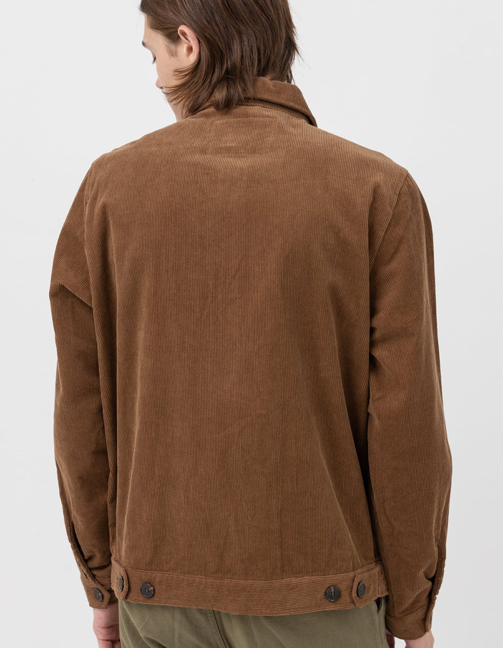 RHYTHM Cord Utility Mens Corduroy Jacket BROWN Tillys