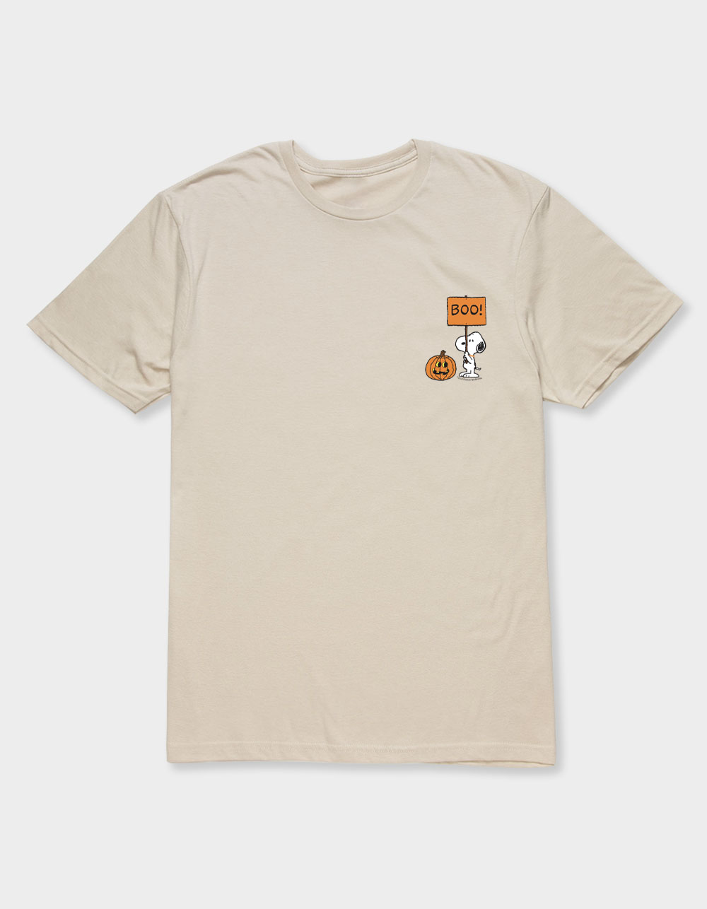 PEANUTS Pumpkin Boo Snoopy Unisex Tee - SAND