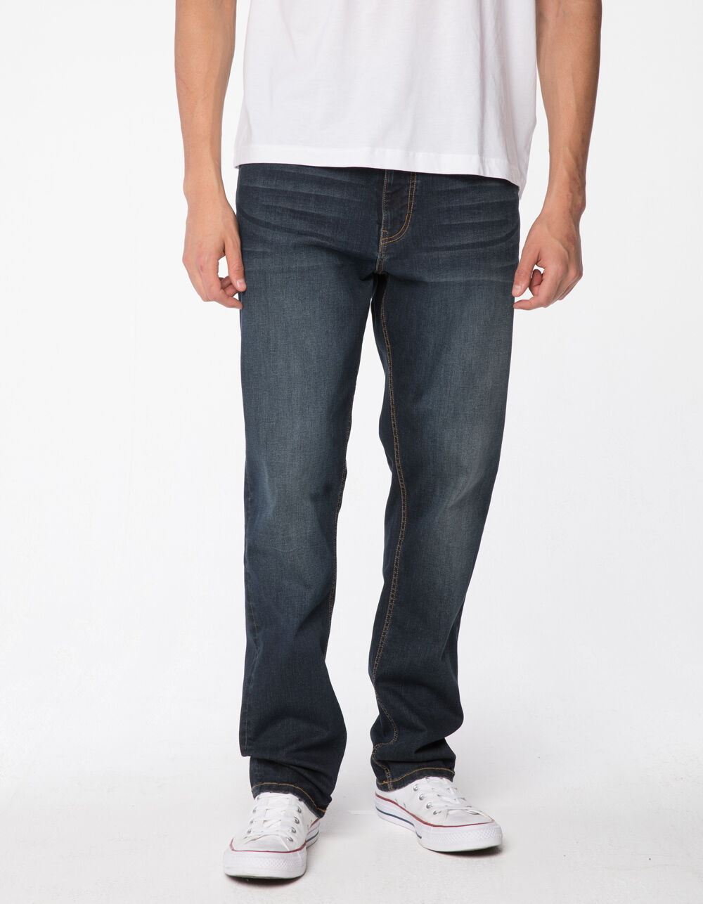 RSQ Brooklyn Relaxed Taper Rebel Mens Jeans - REBEL | Tillys