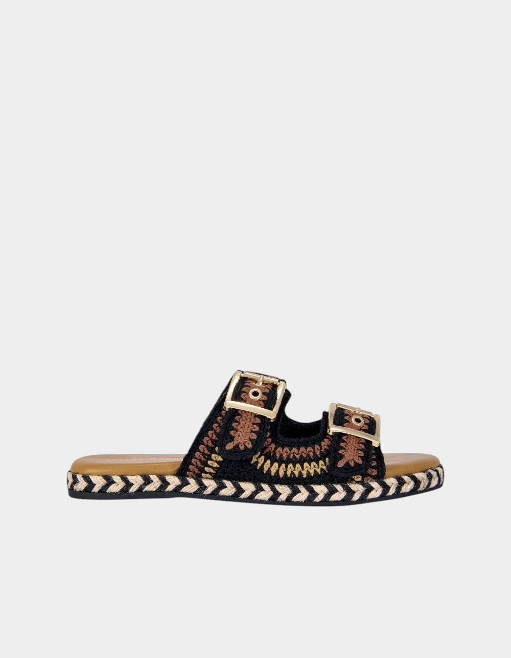 AZALEA WANG Pacorro Womens Sandals - BLACK/BROWN