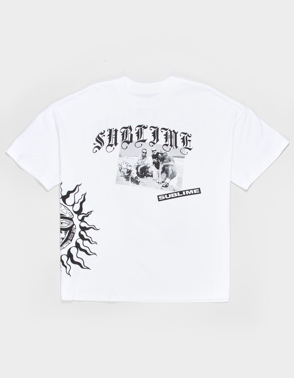 SUBLIME Collage Mens Boxy Tee - WHITE