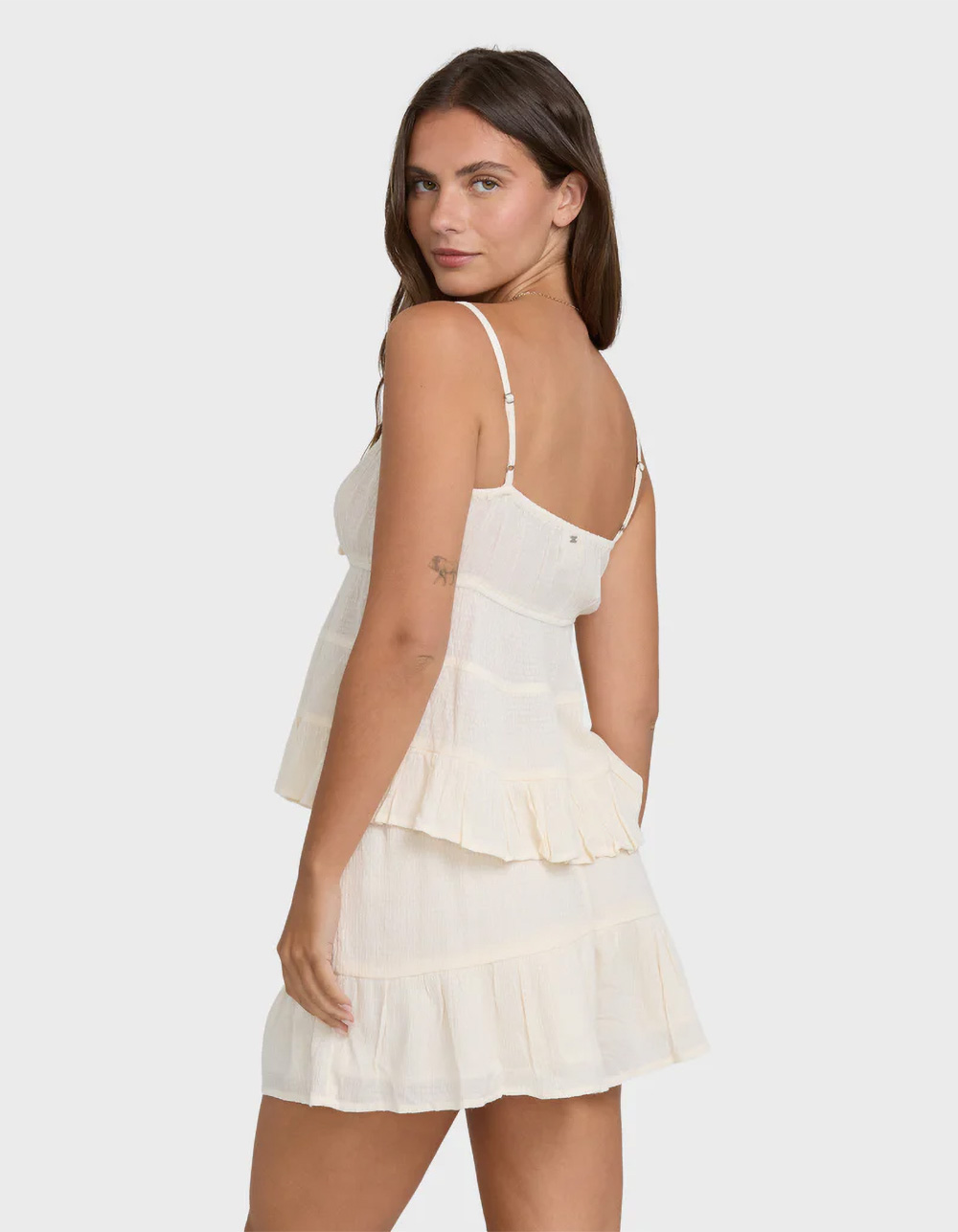 BILLABONG Sol Mate Womens Tank Top - OFF WHITE