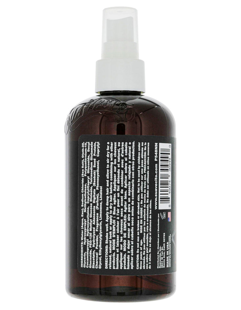 SUAVECITO Sea Salt Spray (8 oz) - BLACK