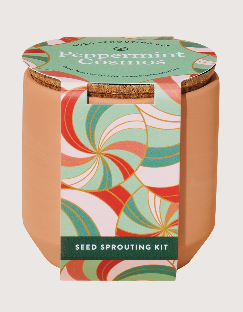 MODERN SPROUT Seed Sprouting Kit Peppermint Cosmos PEPPERMIT COSMOS