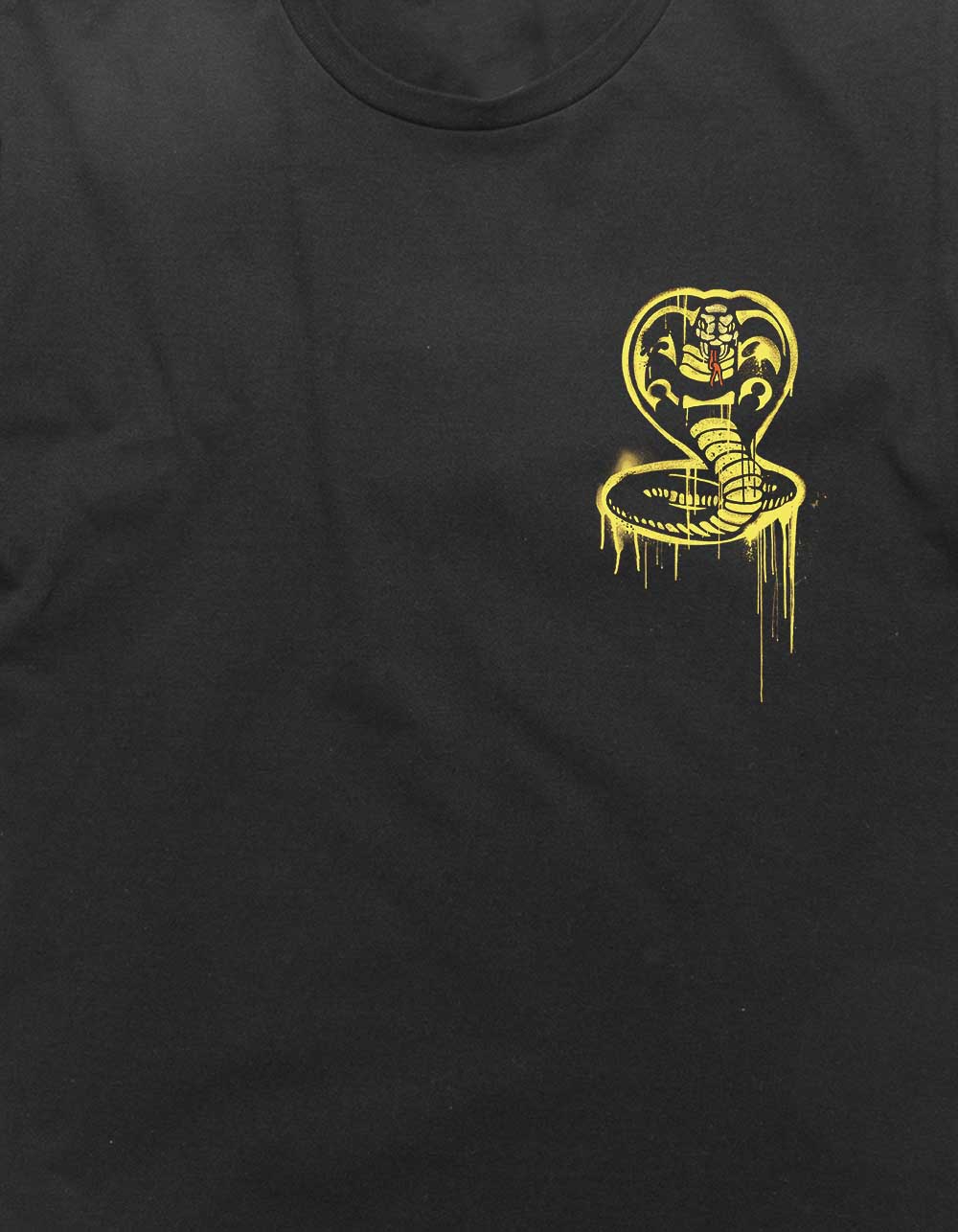 COBRA KAI Spray Paint Logo Unisex Tee - BLACK
