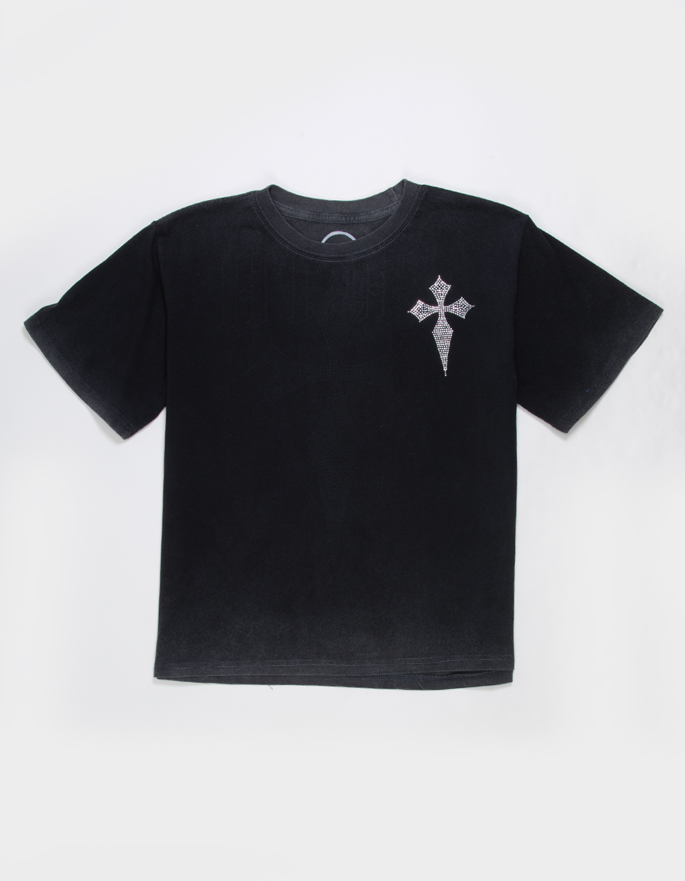 CVLA Faith Boys Boxy Tee - WASHED BLACK