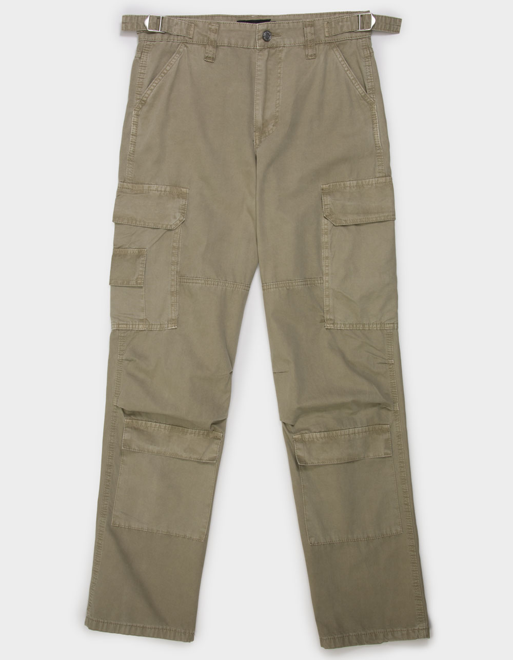 RSQ Mens Baggy Twill Cargo Pants - OLIVE