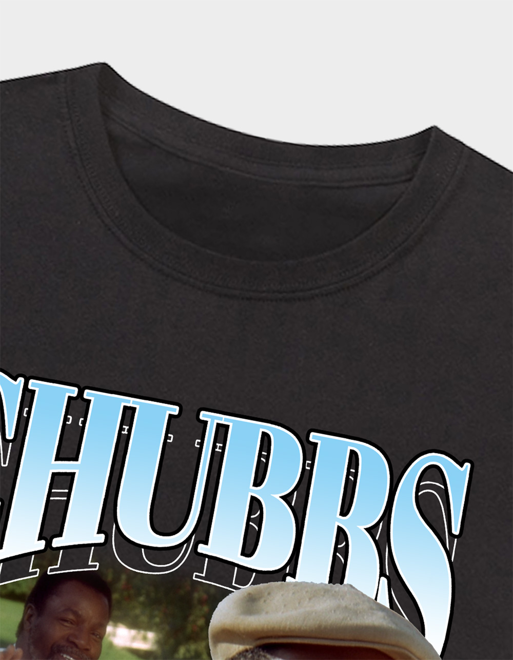 HAPPY GILMORE Chubbs Tribute Mens Tee - BLACK