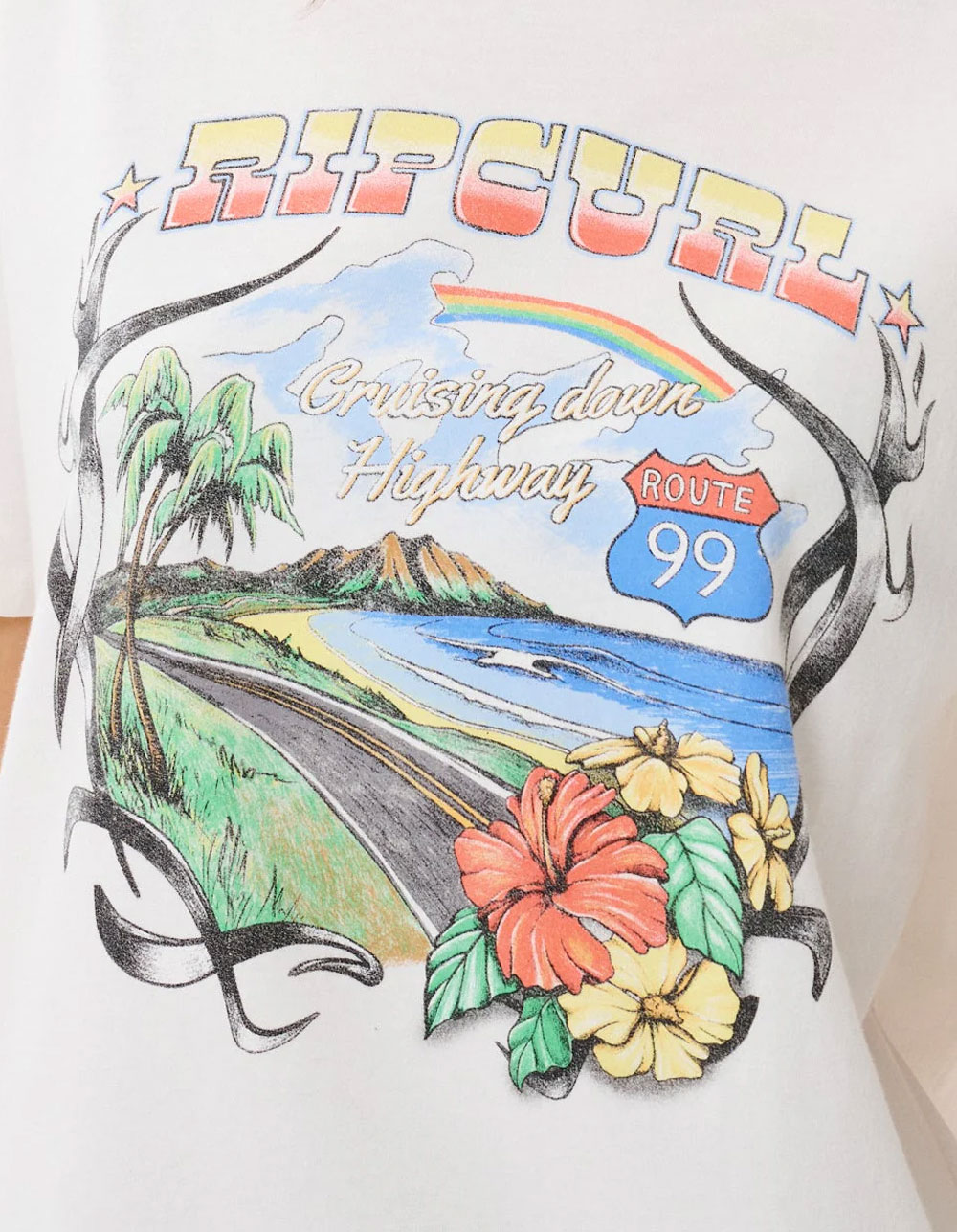 RIP CURL Pacific Rider Womens Relaxed Tee