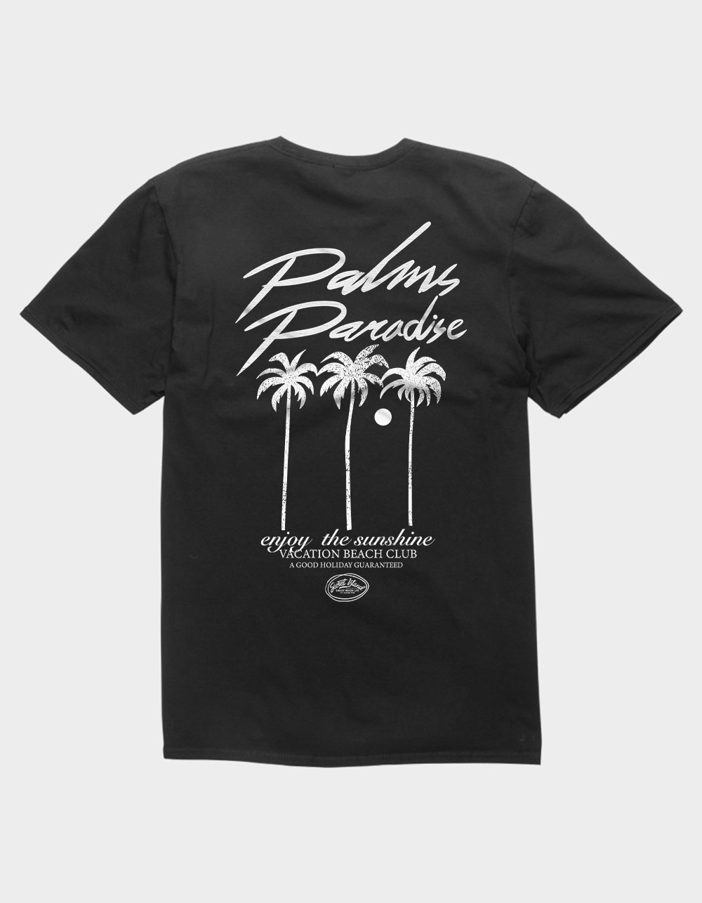 PARADISE Palms Unisex Tee - BLACK