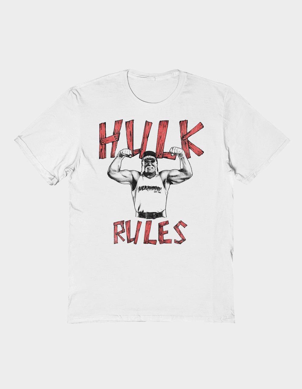 WWE Hulk Rules Unisex Tee - WHITE
