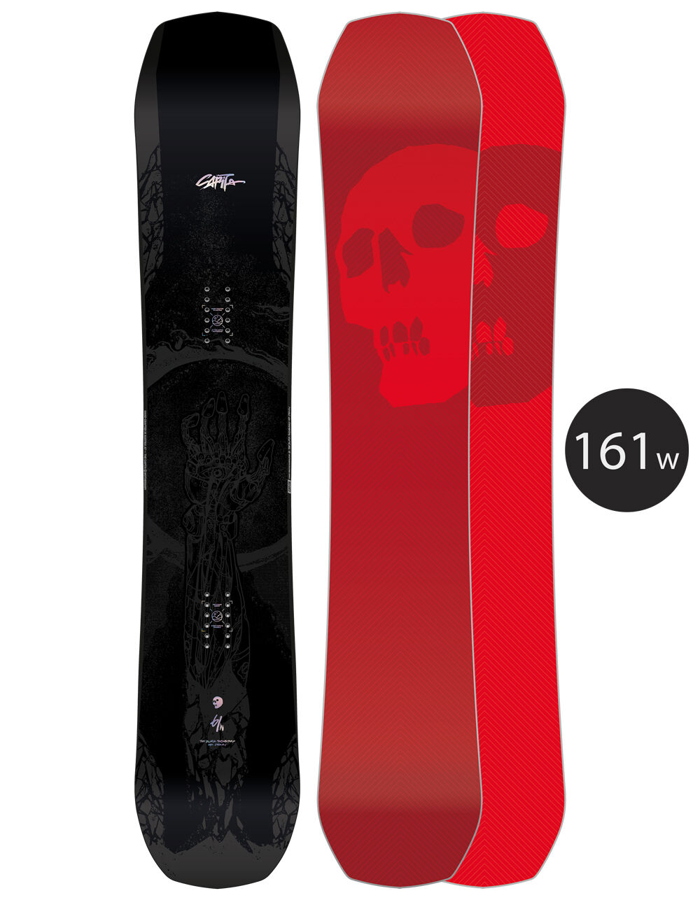 CAPITA Black Snowboard of Death Wide Snowboard MULTI Tillys