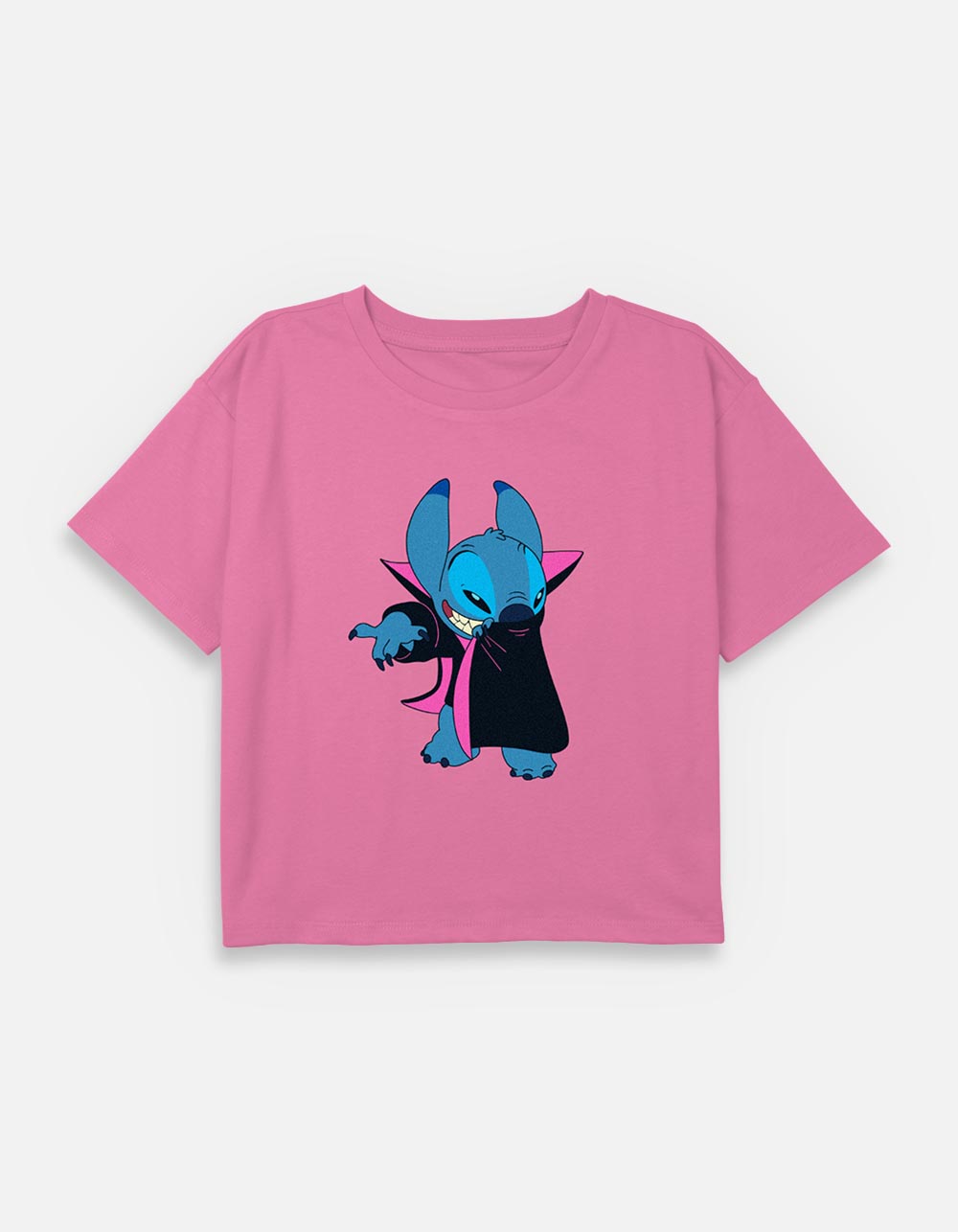 LILO & Stitch Vampire Girls Crop Tee - PINK