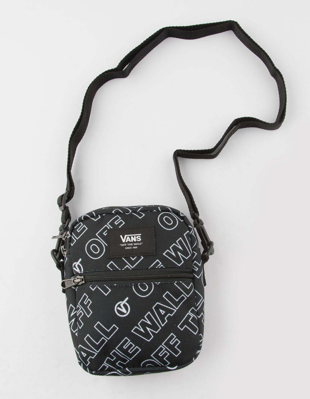 VANS Bail Black & White Crossbody Bag BLACK/WHITE Tillys