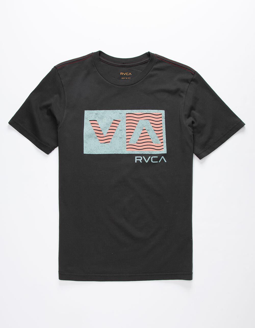 RVCA Balance Black Boys T-Shirt image number 0