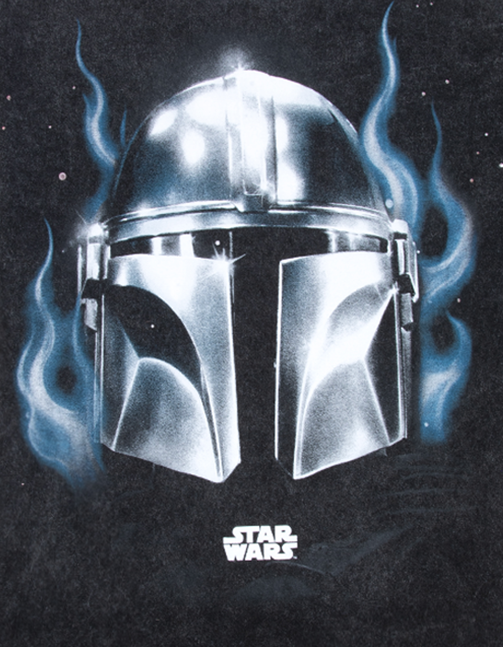 STAR WARS Mandalorian Mens Boxy Tee - BLACK