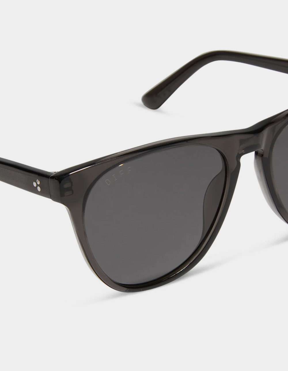 DIFF EYEWEAR Darren Polarized Sunglasses - BLK/SMOKE