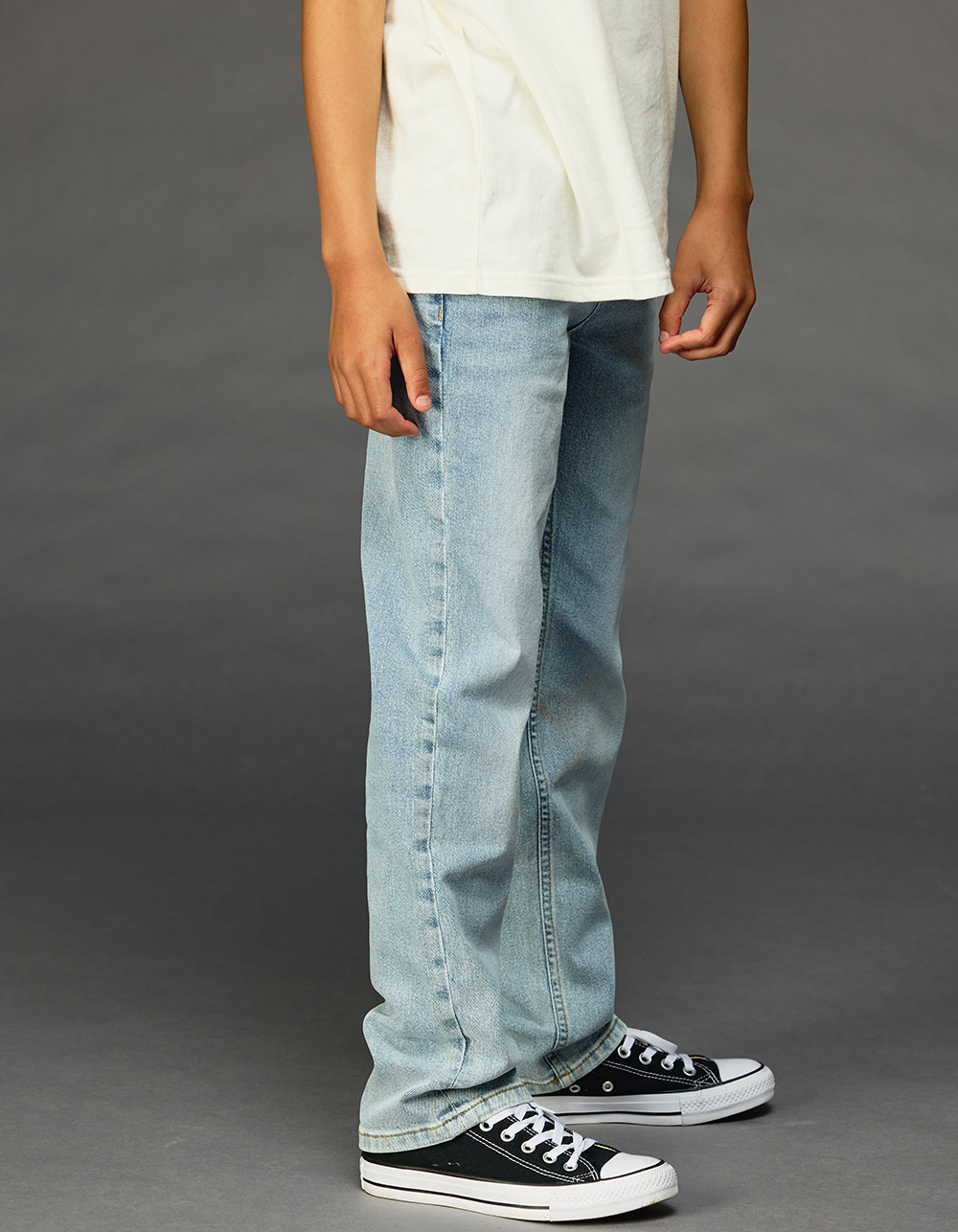 RSQ Boys Slim Light Wash Jeans - LIGHT WASH