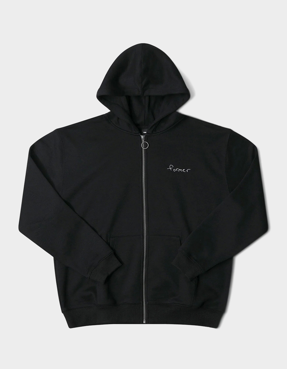 FORMER Still Life Mens ZipUp Hoodie BLACK Tillys