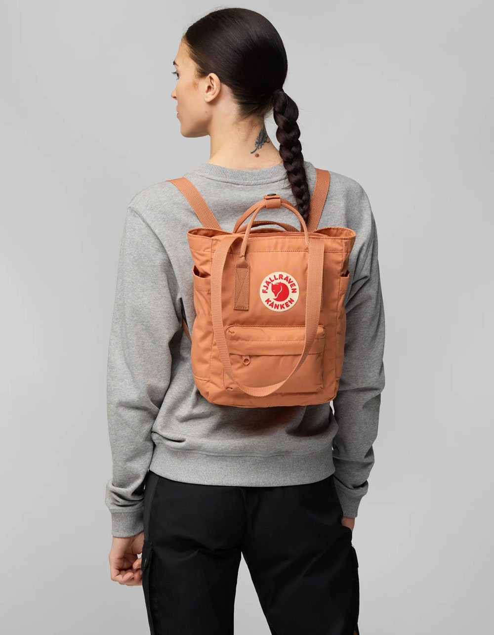 FJALLRAVEN Kånken Totepack Mini Backpack - DESERT BROWN
