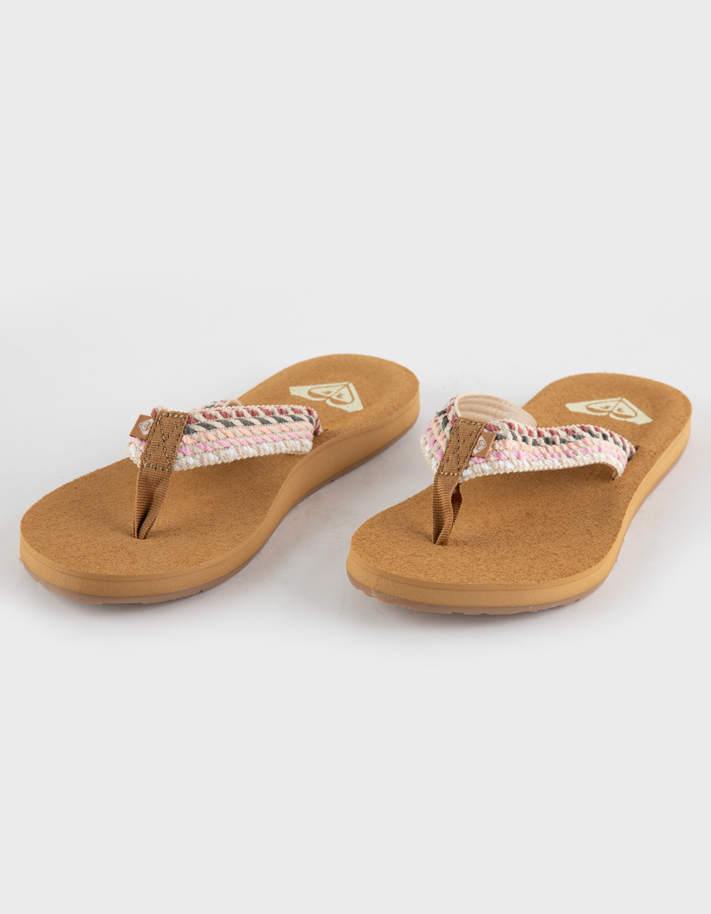 ROXY Porto Rope Womens Thong Sandals - NATURAL