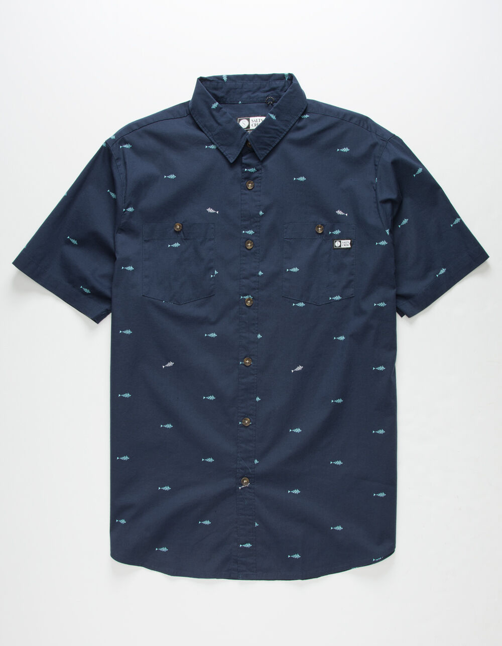 SALTY CREW Provisions Mens Button Up Shirt image number 0