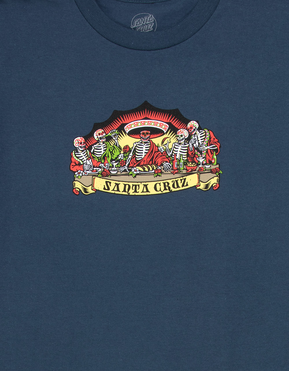 SANTA CRUZ Guzman Dead Diner Mens Tee - BLUE