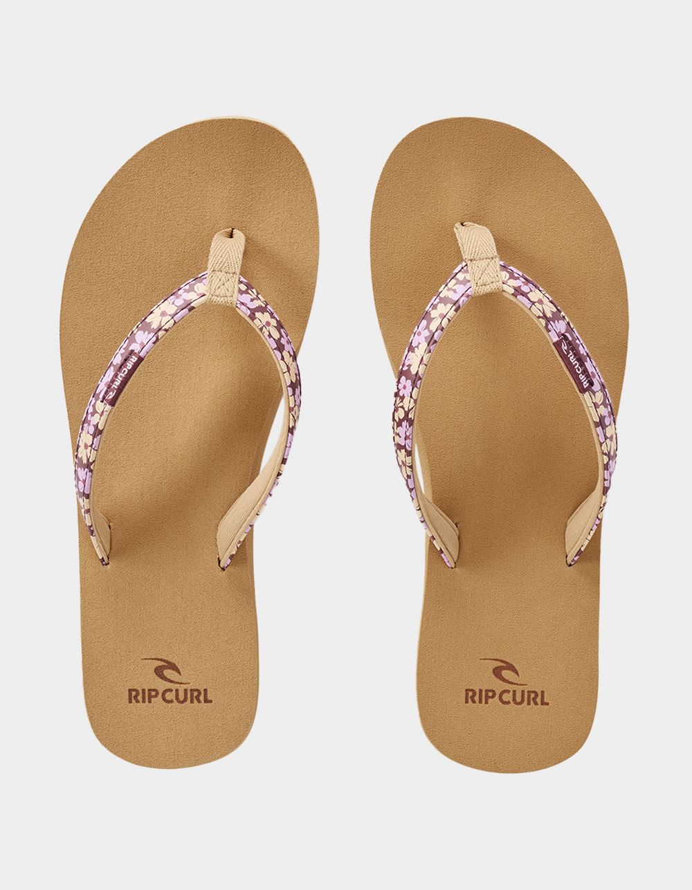 RIP CURL Freedom Womens Flip Flops - PLUM
