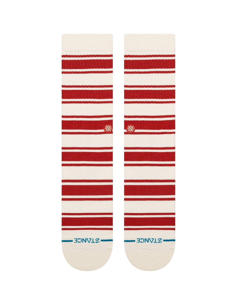 STANCE Cabin Days Mens Crew Socks - RED COMBO