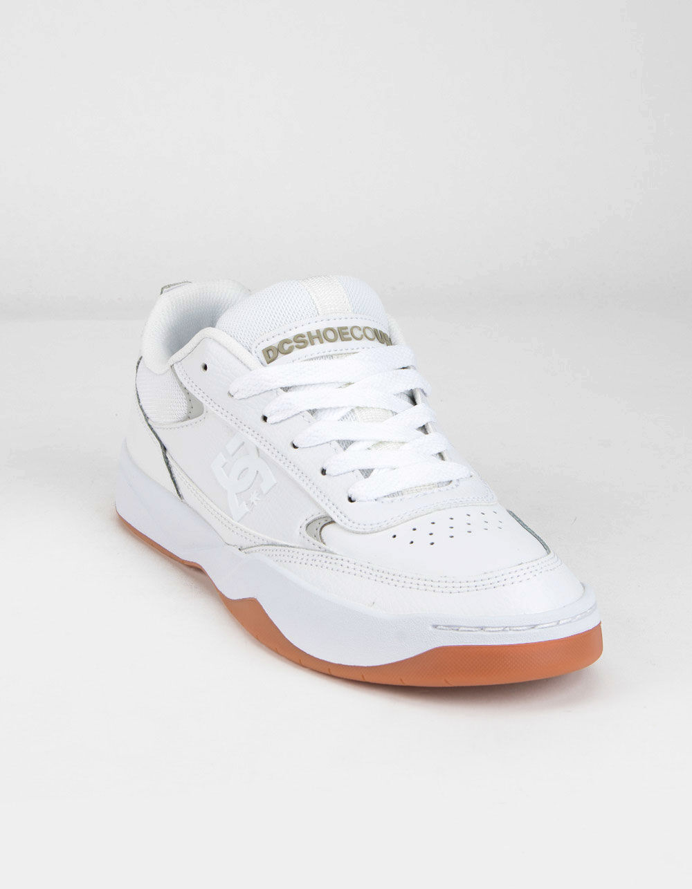 DC SHOES Penza Mens White Shoes - WHITE 