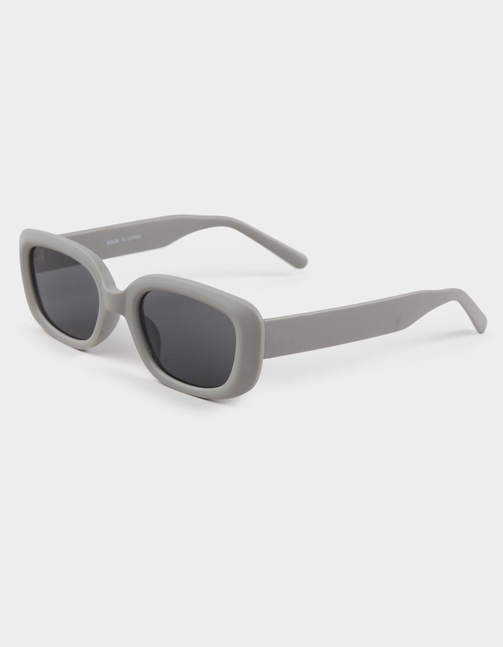 RSQ Matte Rectangle Sunglasses - GRAY