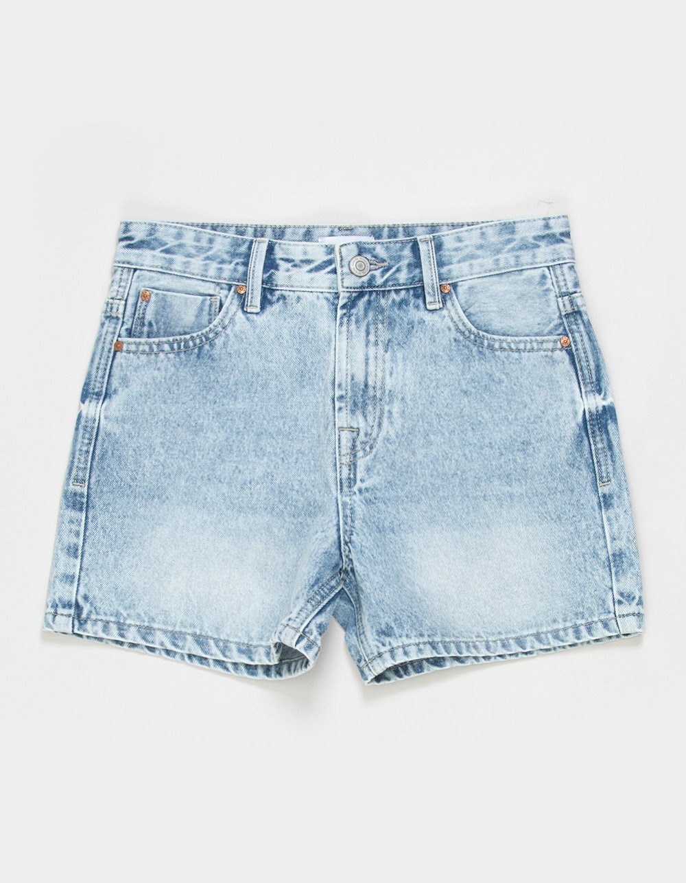 RSQ Girls Midi Shorts - LIGHT WASH