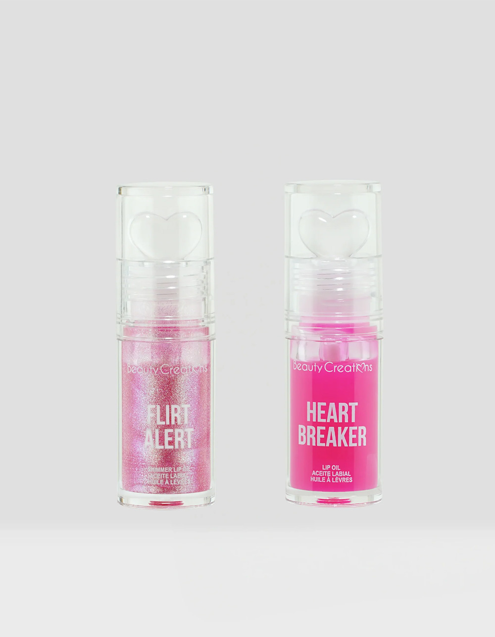 BEAUTY CREATIONS Double Trouble Lip Oil Set - PINK