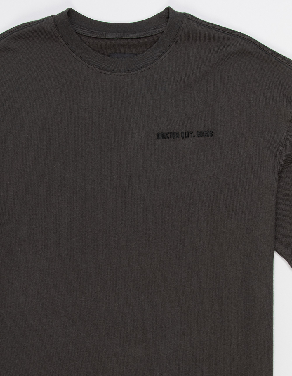 BRIXTON Quality Goods Mens Relaxed Knit Shirt - WASHED BLACK