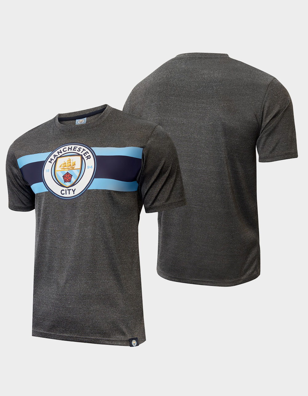 MANCHESTER CITY F.C. Game Day Mens Shirt - HEATHER GRAY