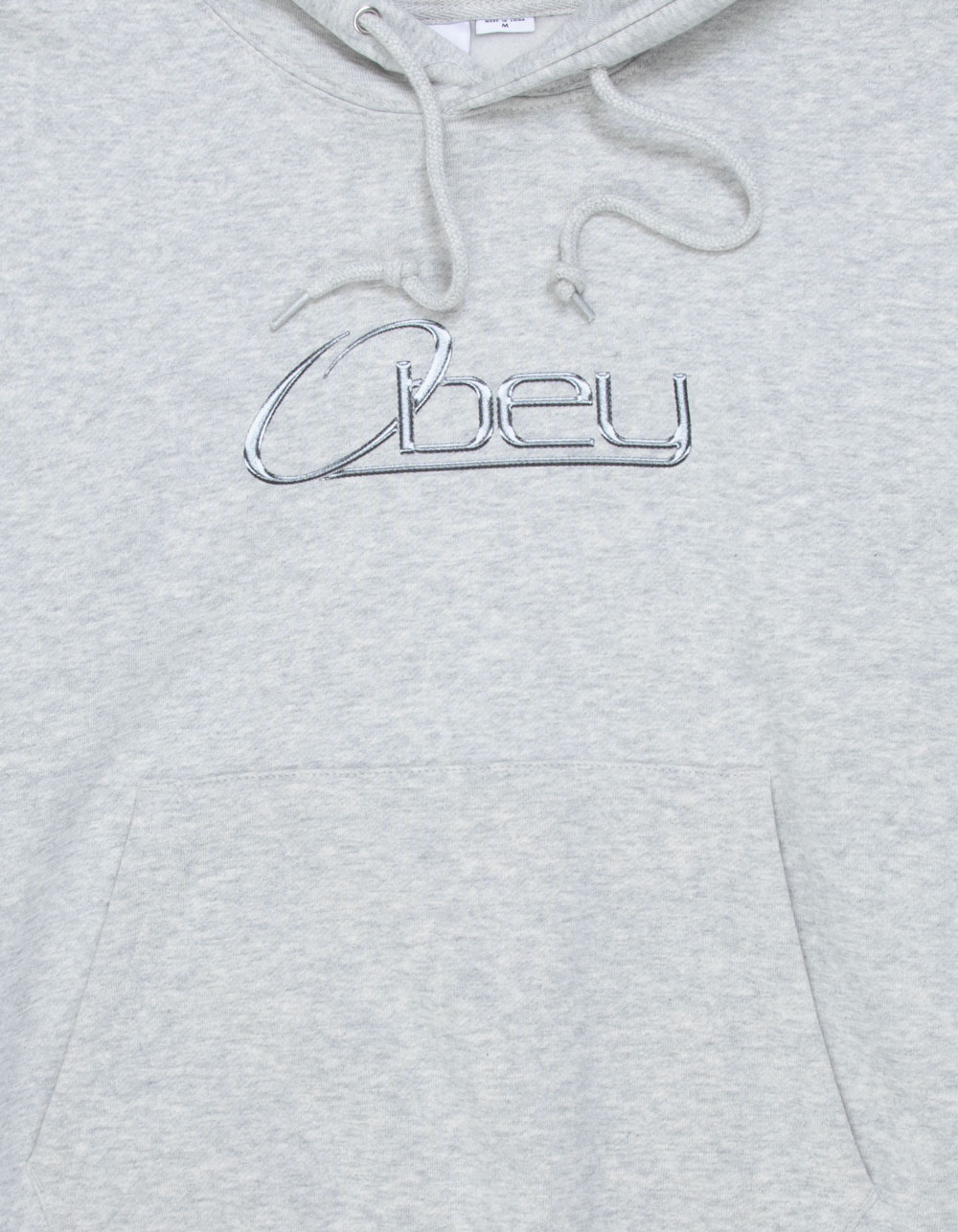 OBEY Chrome Mens Hoodie - BONE