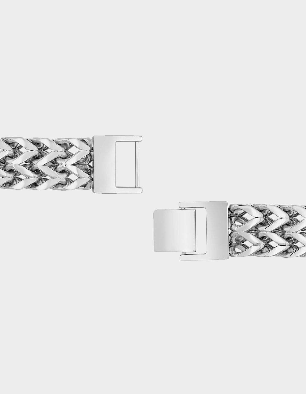 STEEL NATION Stainless Steel Double Franco Link Bracelet - STAINLESS