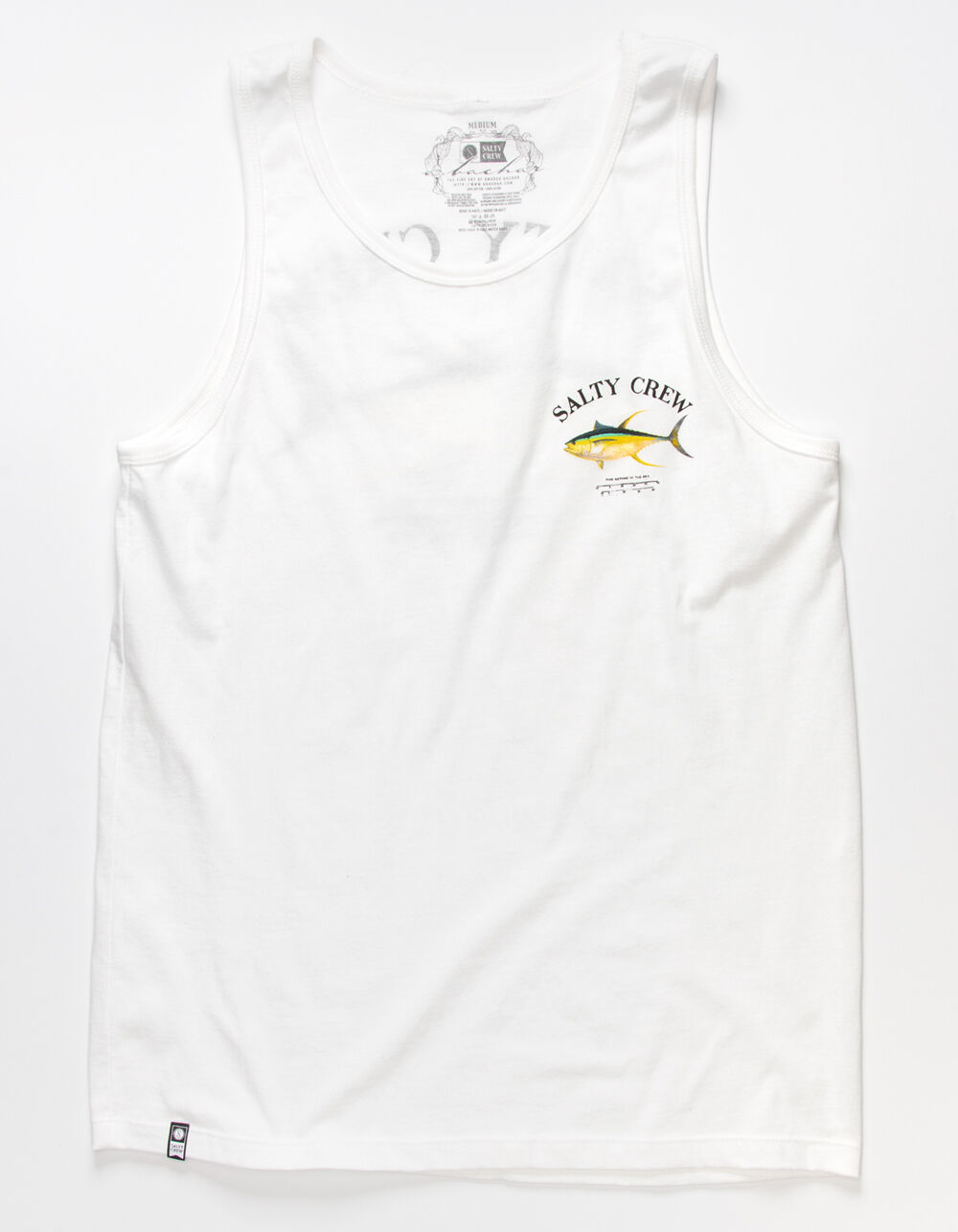 SALTY CREW Ahi Mount Mens Tank Top WHITE Tillys