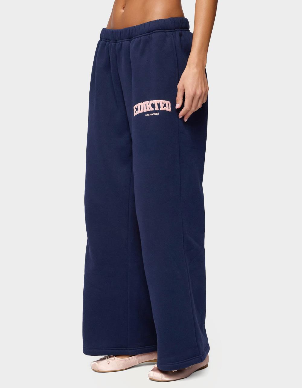 Edikted LA Sweatpants - NAVY